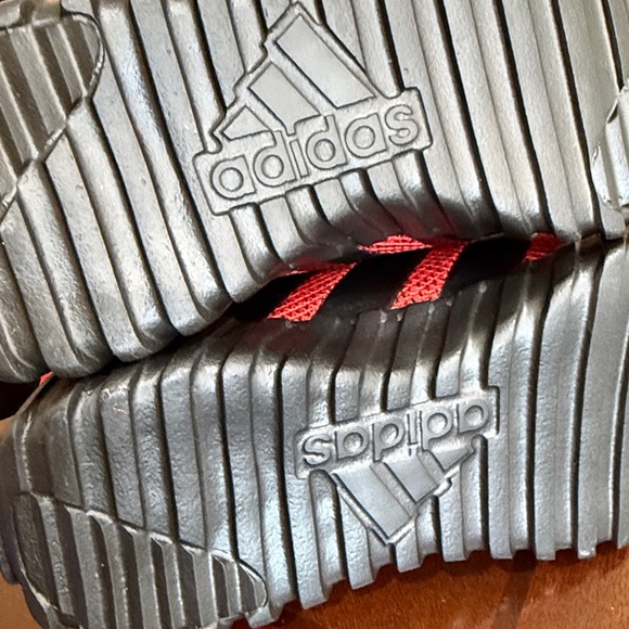 KIDS ADIDAS KAPTIR 3.0 SCARLETT BLACK LACE UP SNEAKERS SIZE 1 YOUTH NEW - Picture 11 of 11